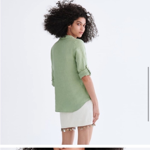 COPY - Zara NWT Linen short shirt - Picture 4 of 5